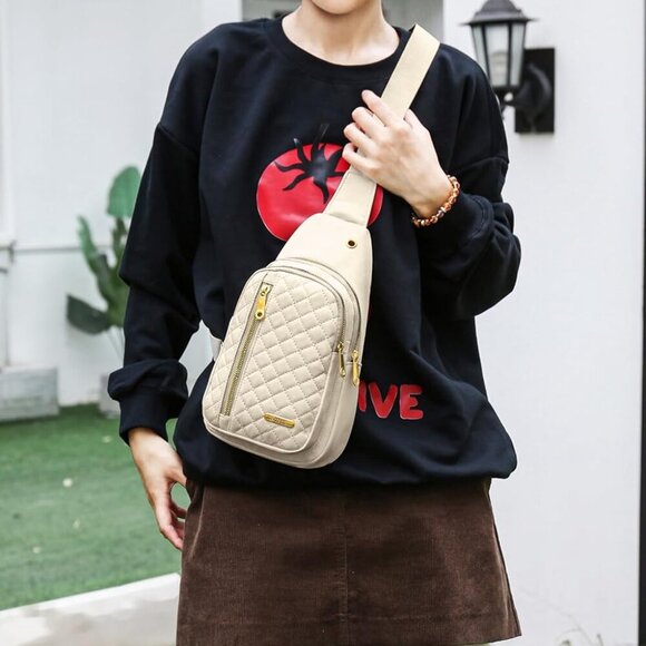 Fashion-Forward Sling Backpack - Adjustable, Compact Size for Multi-Purpose Use - Picture 2 of 7